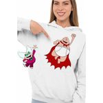 Fashion, accesorii si bijuterii - Femei - Imbracaminte femei - Hanorace femei - Hanorac Femei Captain Underpants Capitanul Chilot Dav Pilkey, alb, marime 2XL - Infinity.ro
