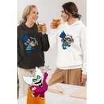 Fashion, accesorii si bijuterii - Femei - Imbracaminte femei - Hanorace femei - Hanorac Femei Captain Underpants Dog Man Cat Kid Capitanul Chilot Ninja, alb, marime 2XL - Infinity.ro
