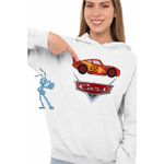 Fashion, accesorii si bijuterii - Femei - Imbracaminte femei - Hanorace femei - Hanorac Femei Cars Fulger Masini Aventuri, alb, marime 2XL - Infinity.ro