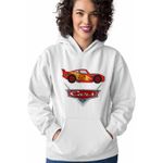 Fashion, accesorii si bijuterii - Femei - Imbracaminte femei - Hanorace femei - Hanorac Femei Cars Fulger Masini Aventuri, alb, marime 2XL - Infinity.ro