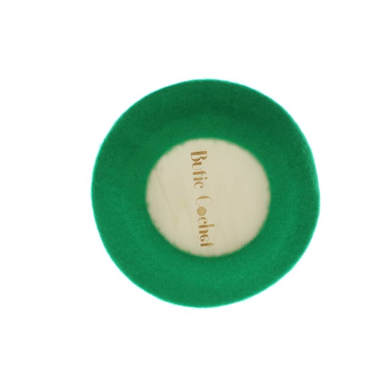 Fashion, accesorii si bijuterii - Copii - Accesorii copii - Caciuli si palarii copii - Bereta de copii, din 90% lana 10% nailon, ButicCochet, one size, Verde - BSC657 - Infinity.ro