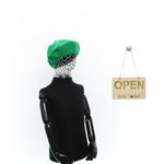 Fashion, accesorii si bijuterii - Copii - Accesorii copii - Caciuli si palarii copii - Bereta de copii, din 90% lana 10% nailon, ButicCochet, one size, Verde - BSC657 - Infinity.ro