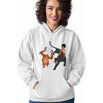 Fashion, accesorii si bijuterii - Femei - Imbracaminte femei - Hanorace femei - Hanorac Femei Cartea Junglei Bagheera Mowgli King Louie, alb, marime 2XL - Infinity.ro