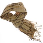 Fashion, accesorii si bijuterii - Femei - Accesorii femei - Esarfe si fulare femei - Esarfa dama, casmir, 60x180 cm, Buticcochet, model liniar, Bej - ES2490 - Infinity.ro