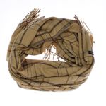 Fashion, accesorii si bijuterii - Femei - Accesorii femei - Esarfe si fulare femei - Esarfa dama, casmir, 60x180 cm, Buticcochet, model liniar, Bej - ES2490 - Infinity.ro
