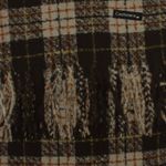 Fashion, accesorii si bijuterii - Femei - Accesorii femei - Esarfe si fulare femei - Esarfa dama, casmir, 60x180 cm, Buticcochet, model cu carouri mici, Maro - ES2500 - Infinity.ro