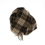 Fashion, accesorii si bijuterii - Femei - Accesorii femei - Esarfe si fulare femei - Esarfa dama, casmir, 60x180 cm, Buticcochet, model cu carouri mici, Maro - ES2500 - Infinity.ro