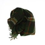 Fashion, accesorii si bijuterii - Femei - Accesorii femei - Esarfe si fulare femei - Esarfa dama, casmir, 60x180 cm, Buticcochet, imprimeu cu patratele, Verde - ES2505 - Infinity.ro