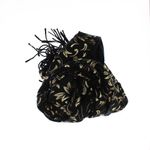 Fashion, accesorii si bijuterii - Femei - Accesorii femei - Esarfe si fulare femei - Esarfa dama, casmir, 70x180 cm, Buticcochet, imprimeu stilizat, Negru - ES2512 - Infinity.ro