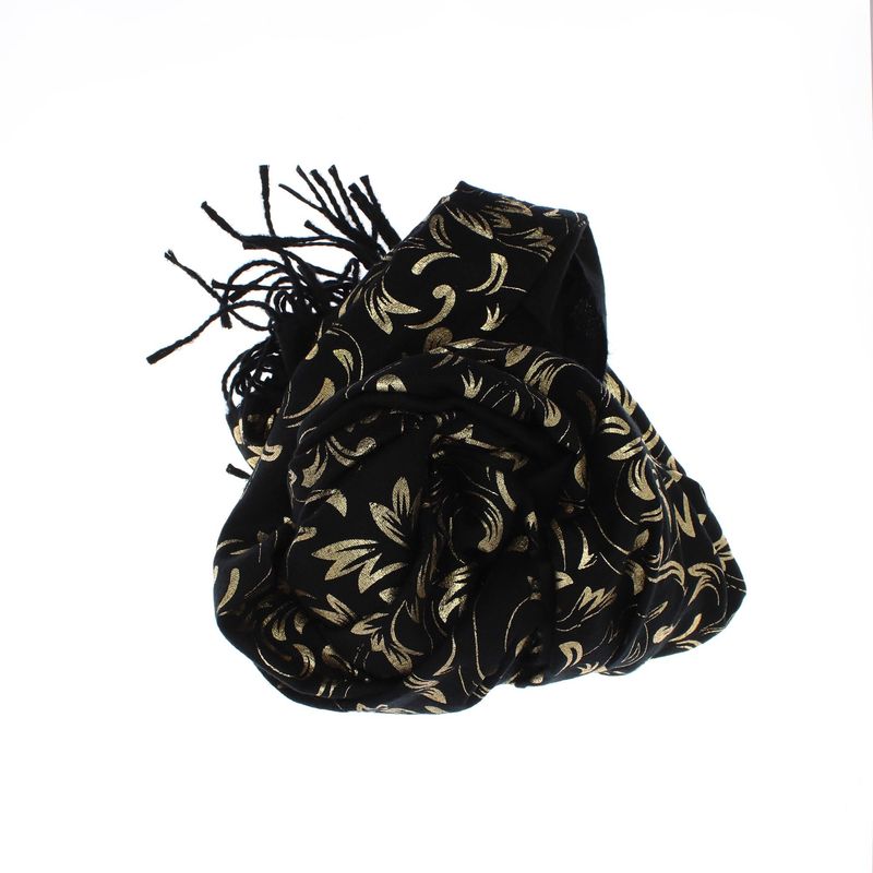 Fashion, accesorii si bijuterii - Femei - Accesorii femei - Esarfe si fulare femei - Esarfa dama, casmir, 70x180 cm, Buticcochet, imprimeu stilizat, Negru - ES2512 - Infinity.ro