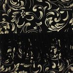 Fashion, accesorii si bijuterii - Femei - Accesorii femei - Esarfe si fulare femei - Esarfa dama, casmir, 70x180 cm, Buticcochet, imprimeu stilizat, Negru - ES2512 - Infinity.ro