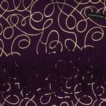 Fashion, accesorii si bijuterii - Femei - Accesorii femei - Esarfe si fulare femei - Esarfa dama, casmir, 70x180 cm, Buticcochet, imprimeu liniar auriu, Mov - ES2524 - Infinity.ro