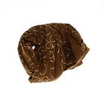 Fashion, accesorii si bijuterii - Femei - Accesorii femei - Esarfe si fulare femei - Esarfa dama, casmir, 70x180 cm, Buticcochet, imprimeu liniar auriu, Maro - ES2521 - Infinity.ro