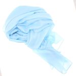 Fashion, accesorii si bijuterii - Femei - Accesorii femei - Esarfe si fulare femei - Esarfa de dama, Buticcochet, matase, 180 x 90 cm, Albastru deschis - ES2681 - Infinity.ro