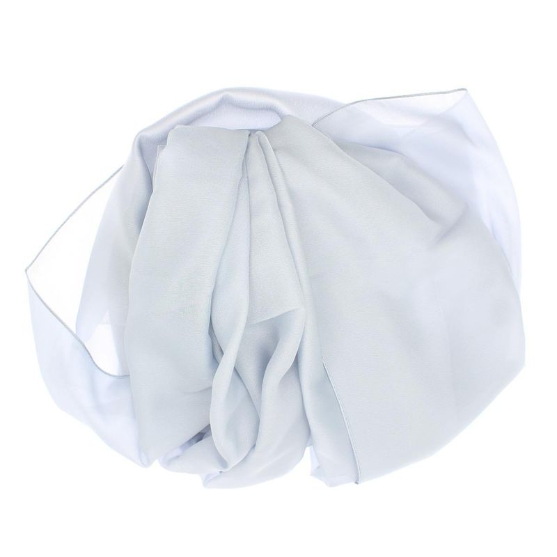 Fashion, accesorii si bijuterii - Femei - Accesorii femei - Esarfe si fulare femei - Esarfa de dama, Buticcochet, matase, 180 x 90 cm, Gri - ES2679 - Infinity.ro