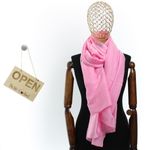 Fashion, accesorii si bijuterii - Femei - Accesorii femei - Esarfe si fulare femei - Esarfa de dama, Buticcochet, matase, 180 x 90 cm, Roz - ES2683 - Infinity.ro