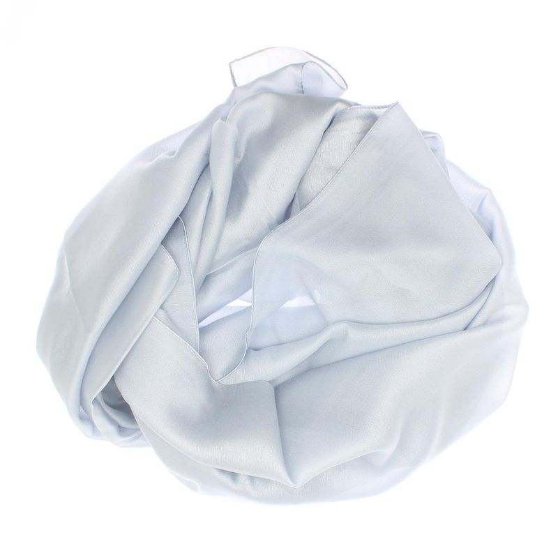 Fashion, accesorii si bijuterii - Femei - Accesorii femei - Esarfe si fulare femei - Esarfa de dama, Buticcochet, matase, 180 x 90 cm, Gri - ES2679 - Infinity.ro