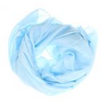 Fashion, accesorii si bijuterii - Femei - Accesorii femei - Esarfe si fulare femei - Esarfa de dama, Buticcochet, matase, 180 x 90 cm, Albastru deschis - ES2681 - Infinity.ro