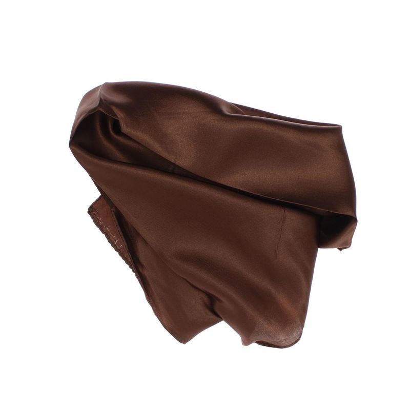 Fashion, accesorii si bijuterii - Femei - Accesorii femei - Esarfe si fulare femei - Esarfa de dama, Buticcochet, dimensiune 60x60 cm, Maro - ES2659 - Infinity.ro