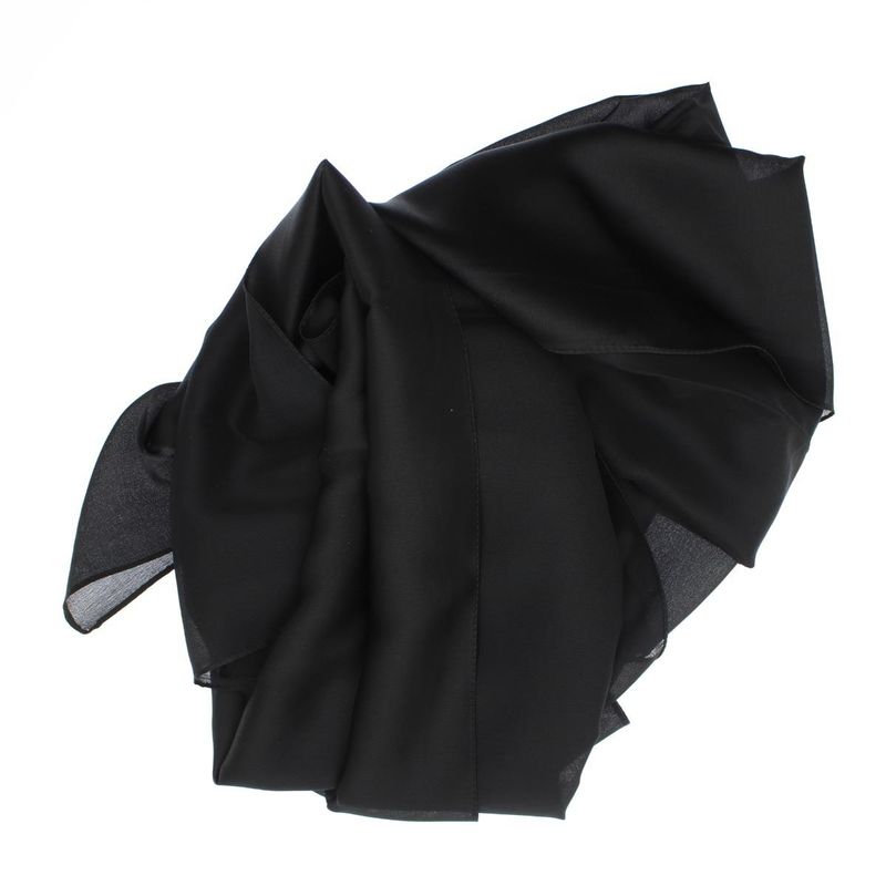 Fashion, accesorii si bijuterii - Femei - Accesorii femei - Esarfe si fulare femei - Esarfa de dama, Buticcochet, matase, 180 x 90 cm, Negru - ES2685 - Infinity.ro