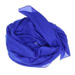 Fashion, accesorii si bijuterii - Femei - Accesorii femei - Esarfe si fulare femei - Esarfa de dama, Buticcochet, matase, 180 x 90 cm, Albastru electric - ES2686 - Infinity.ro