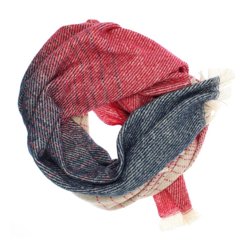 Fashion, accesorii si bijuterii - Femei - Accesorii femei - Esarfe si fulare femei - Esarfa de dama, Buticcochet, casmir, 190 x 65 cm, Rosu - ES2687 - Infinity.ro