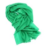 Fashion, accesorii si bijuterii - Femei - Accesorii femei - Esarfe si fulare femei - Esarfa de dama, Buticcochet, matase, 180 x 90 cm, Verde - ES2682 - Infinity.ro