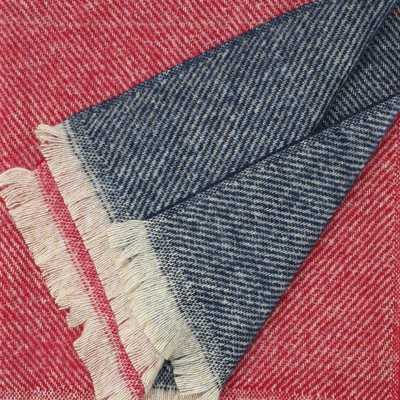 Fashion, accesorii si bijuterii - Femei - Accesorii femei - Esarfe si fulare femei - Esarfa de dama, Buticcochet, casmir, 190 x 65 cm, Rosu - ES2687 - Infinity.ro