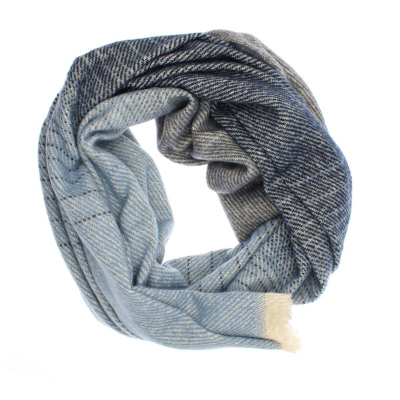 Fashion, accesorii si bijuterii - Femei - Accesorii femei - Esarfe si fulare femei - Esarfa de dama, Buticcochet, casmir, 190 x 65 cm, Albastru - ES2691 - Infinity.ro