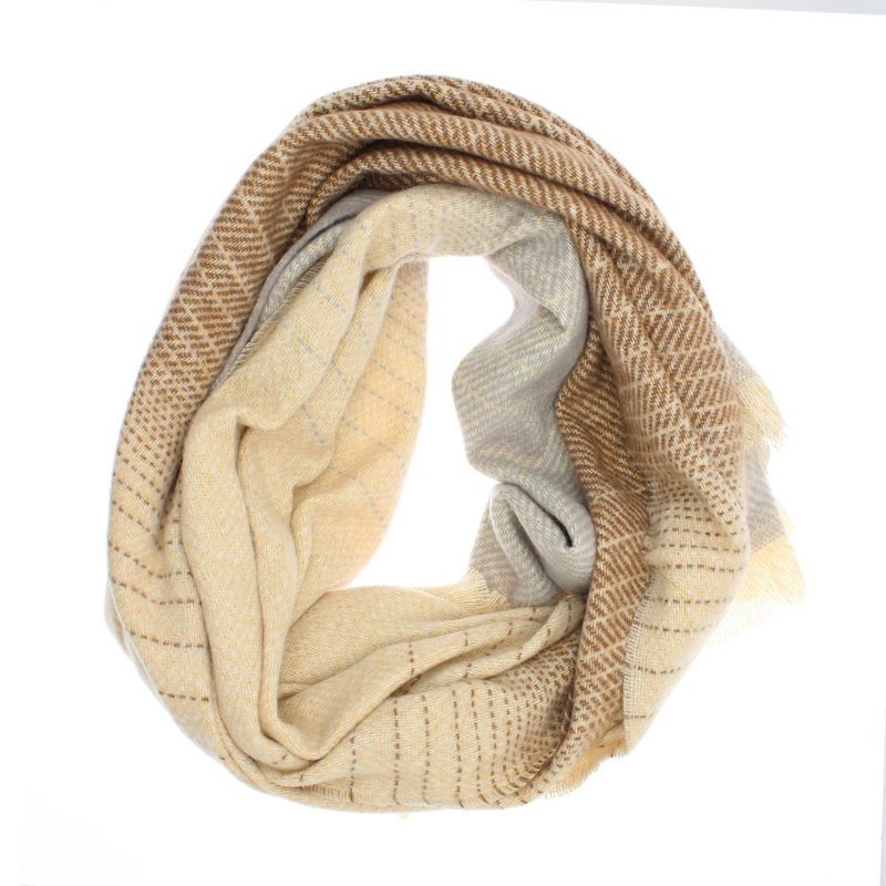 Fashion, accesorii si bijuterii - Femei - Accesorii femei - Esarfe si fulare femei - Esarfa de dama, Buticcochet, casmir, 190 x 65 cm, Maro - ES2694 - Infinity.ro