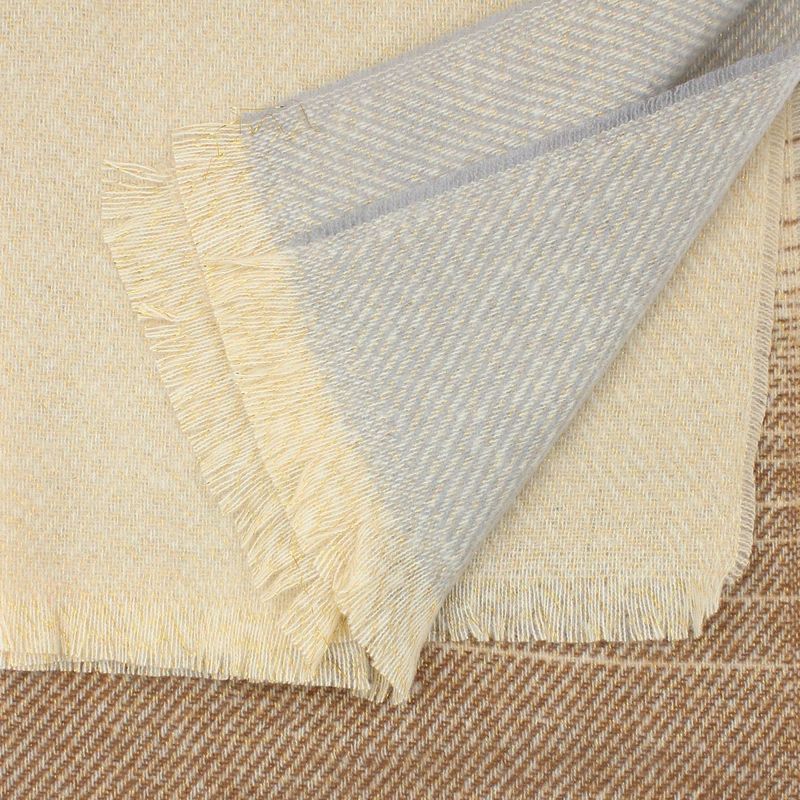Fashion, accesorii si bijuterii - Femei - Accesorii femei - Esarfe si fulare femei - Esarfa de dama, Buticcochet, casmir, 190 x 65 cm, Maro - ES2694 - Infinity.ro