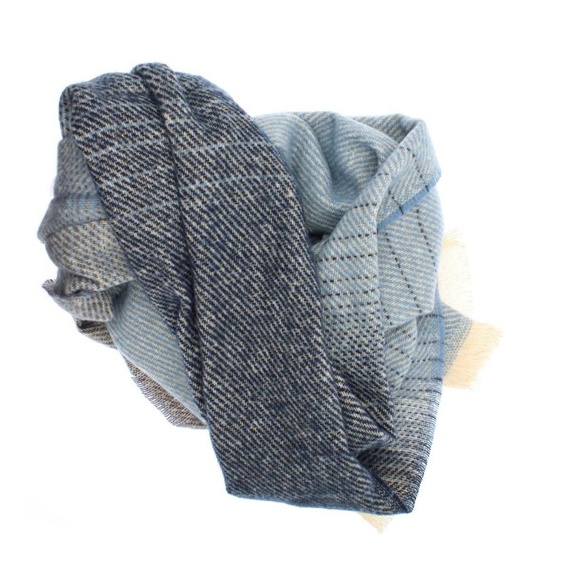 Fashion, accesorii si bijuterii - Femei - Accesorii femei - Esarfe si fulare femei - Esarfa de dama, Buticcochet, casmir, 190 x 65 cm, Albastru - ES2691 - Infinity.ro