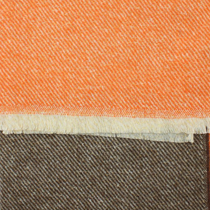 Fashion, accesorii si bijuterii - Femei - Accesorii femei - Esarfe si fulare femei - Esarfa de dama, Buticcochet, casmir, 190 x 65 cm, Portocaliu - ES2690 - Infinity.ro
