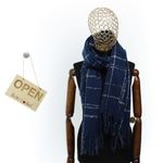 Fashion, accesorii si bijuterii - Femei - Accesorii femei - Esarfe si fulare femei - Esarfa de dama, Buticcochet, casmir, 190 x 65 cm, Bleumarin - ES2697 - Infinity.ro