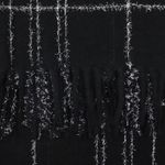 Fashion, accesorii si bijuterii - Femei - Accesorii femei - Esarfe si fulare femei - Esarfa de dama, Buticcochet, casmir, 190 x 65 cm, Negru - ES2696 - Infinity.ro