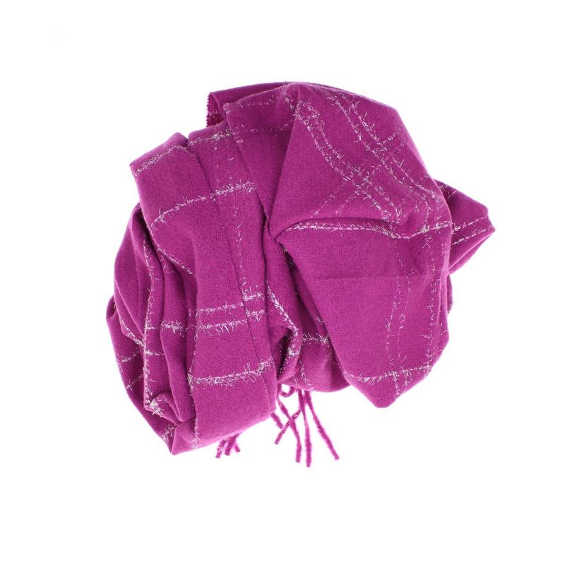 Fashion, accesorii si bijuterii - Femei - Accesorii femei - Esarfe si fulare femei - Esarfa de dama, Buticcochet, casmir, 190 x 65 cm, Fucsia - ES2695 - Infinity.ro