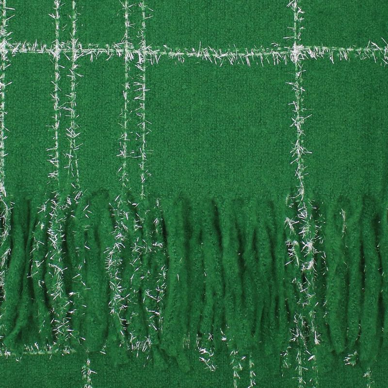 Fashion, accesorii si bijuterii - Femei - Accesorii femei - Esarfe si fulare femei - Esarfa de dama, Buticcochet, casmir, 190 x 65 cm, Verde - ES2700 - Infinity.ro