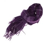 Fashion, accesorii si bijuterii - Femei - Accesorii femei - Esarfe si fulare femei - Esarfa de dama, Buticcochet, casmir, 190 x 65 cm, Mov - ES2698 - Infinity.ro