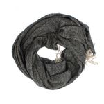 Fashion, accesorii si bijuterii - Femei - Accesorii femei - Esarfe si fulare femei - Esarfa de dama, Buticcochet, casmir, 190 x 65 cm, Negru - ES2710 - Infinity.ro