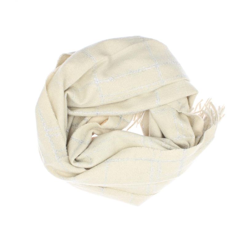 Fashion, accesorii si bijuterii - Femei - Accesorii femei - Esarfe si fulare femei - Esarfa de dama, Buticcochet, casmir, 190 x 65 cm, Bej - ES2702 - Infinity.ro