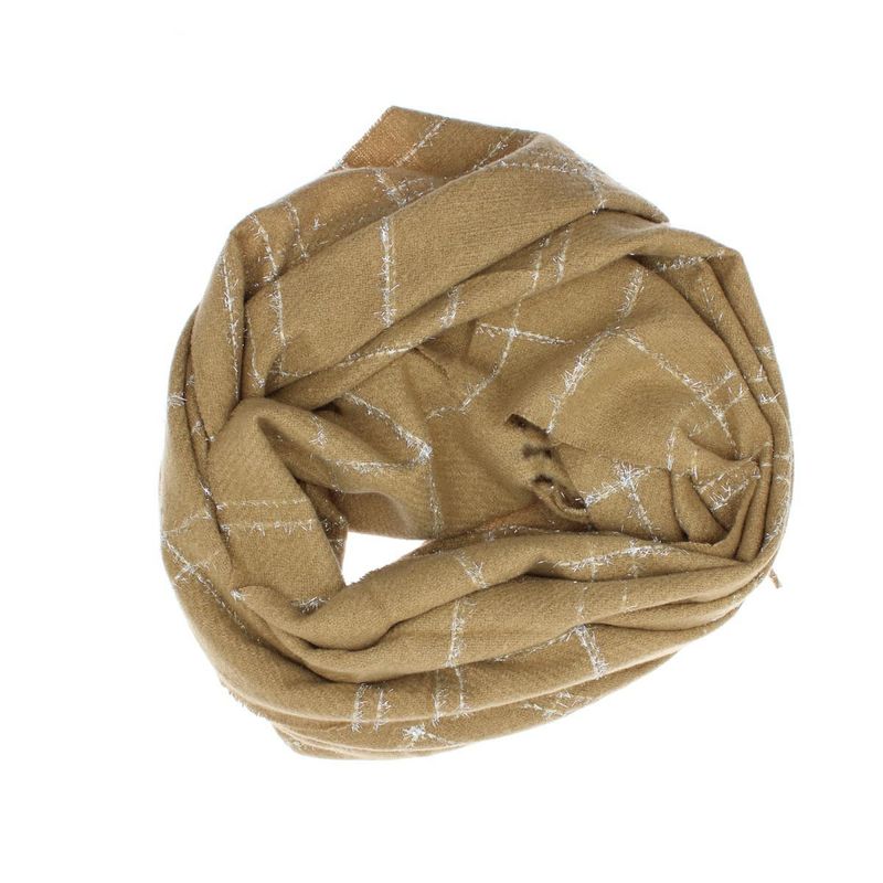 Fashion, accesorii si bijuterii - Femei - Accesorii femei - Esarfe si fulare femei - Esarfa de dama, Buticcochet, casmir, 190 x 65 cm, Maro - ES2705 - Infinity.ro