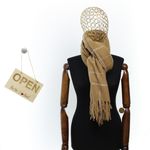 Fashion, accesorii si bijuterii - Femei - Accesorii femei - Esarfe si fulare femei - Esarfa de dama, Buticcochet, casmir, 190 x 65 cm, Maro - ES2705 - Infinity.ro