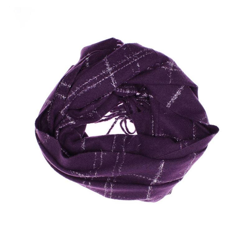 Fashion, accesorii si bijuterii - Femei - Accesorii femei - Esarfe si fulare femei - Esarfa de dama, Buticcochet, casmir, 190 x 65 cm, Mov - ES2698 - Infinity.ro