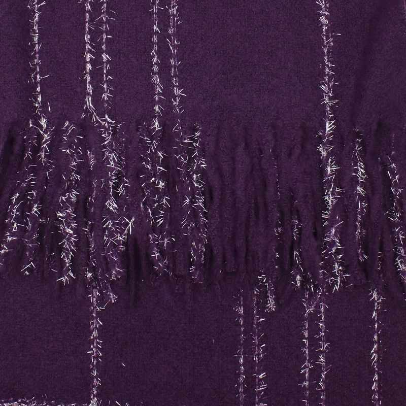 Fashion, accesorii si bijuterii - Femei - Accesorii femei - Esarfe si fulare femei - Esarfa de dama, Buticcochet, casmir, 190 x 65 cm, Mov - ES2698 - Infinity.ro