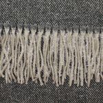 Fashion, accesorii si bijuterii - Femei - Accesorii femei - Esarfe si fulare femei - Esarfa de dama, Buticcochet, casmir, 190 x 65 cm, Negru - ES2710 - Infinity.ro