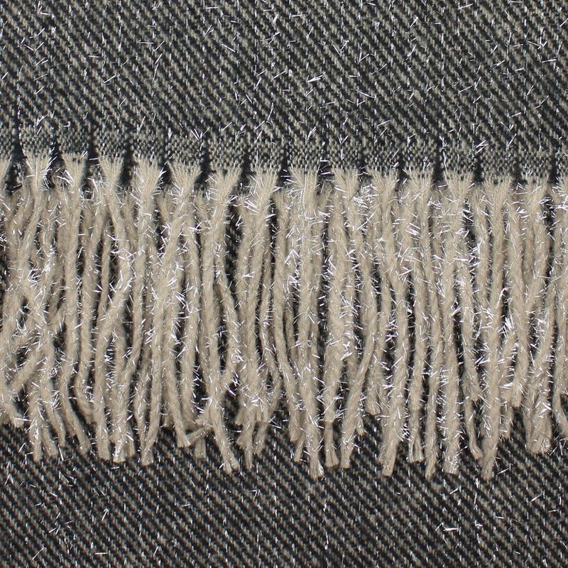 Fashion, accesorii si bijuterii - Femei - Accesorii femei - Esarfe si fulare femei - Esarfa de dama, Buticcochet, casmir, 190 x 65 cm, Negru - ES2710 - Infinity.ro