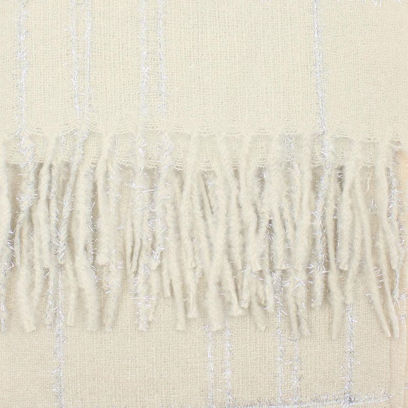 Fashion, accesorii si bijuterii - Femei - Accesorii femei - Esarfe si fulare femei - Esarfa de dama, Buticcochet, casmir, 190 x 65 cm, Bej - ES2702 - Infinity.ro