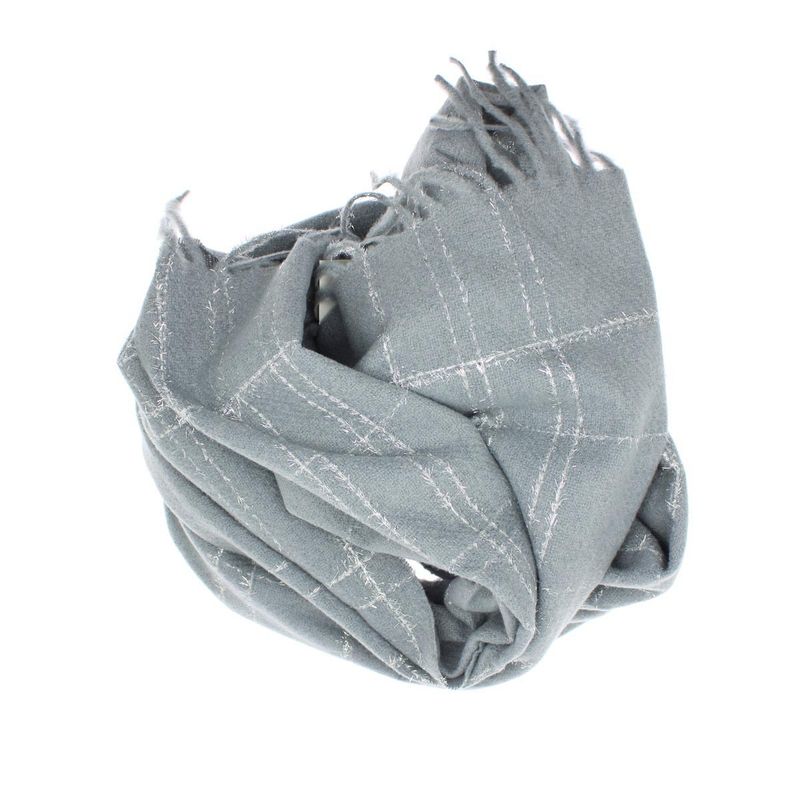Fashion, accesorii si bijuterii - Femei - Accesorii femei - Esarfe si fulare femei - Esarfa de dama, Buticcochet, casmir, 190 x 65 cm, Gri - ES2703 - Infinity.ro