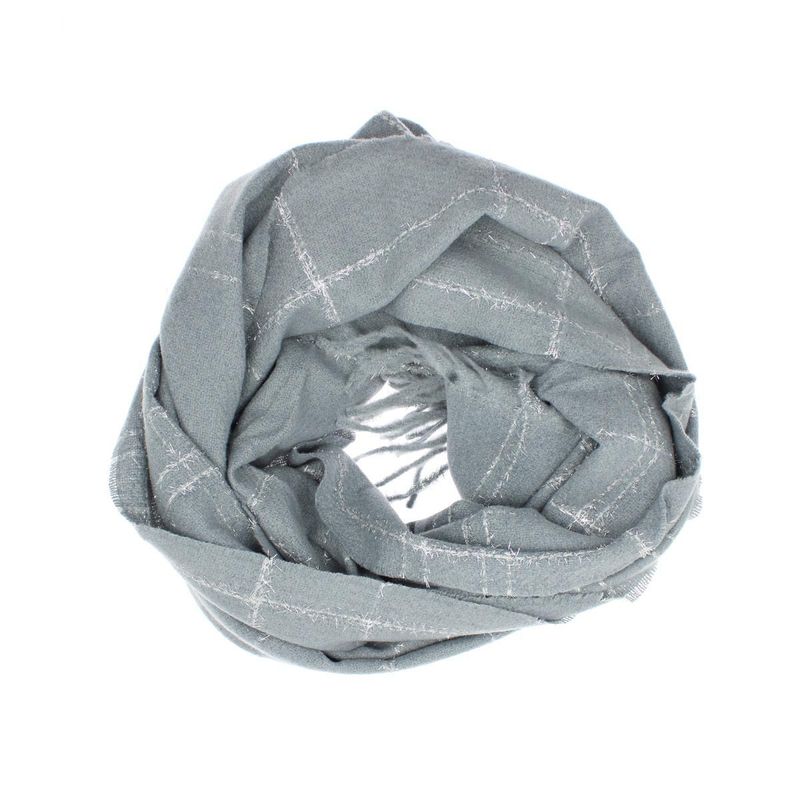 Fashion, accesorii si bijuterii - Femei - Accesorii femei - Esarfe si fulare femei - Esarfa de dama, Buticcochet, casmir, 190 x 65 cm, Gri - ES2703 - Infinity.ro