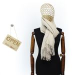 Fashion, accesorii si bijuterii - Femei - Accesorii femei - Esarfe si fulare femei - Esarfa de dama, Buticcochet, casmir, 190 x 65 cm, Bej - ES2702 - Infinity.ro